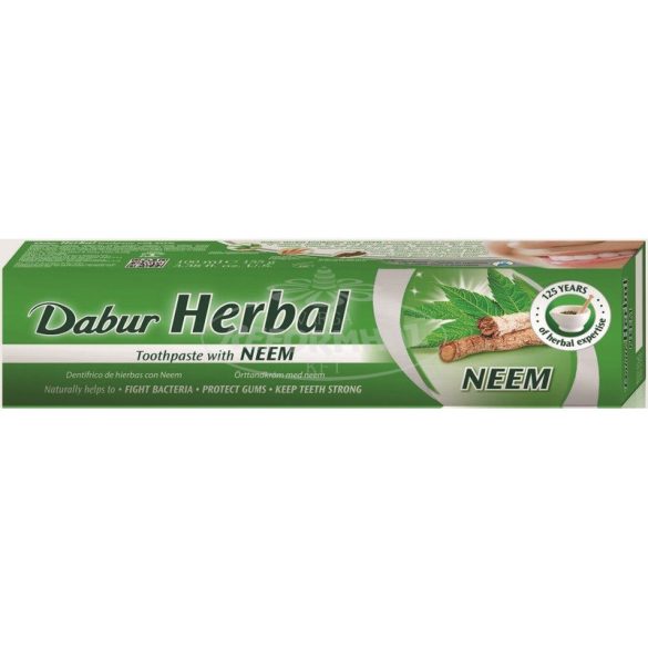 Dabur herbal gyógynövényes fogkrém neem antibakter 100ml