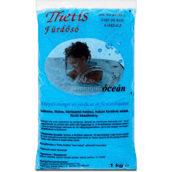 Thetis fürdősó kék óceán 1kg