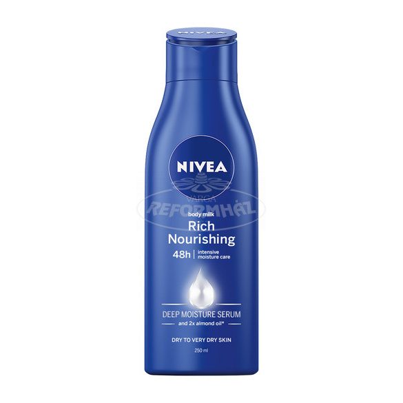 Nivea testápoló milk száraz bőrre kék        80201 250ml