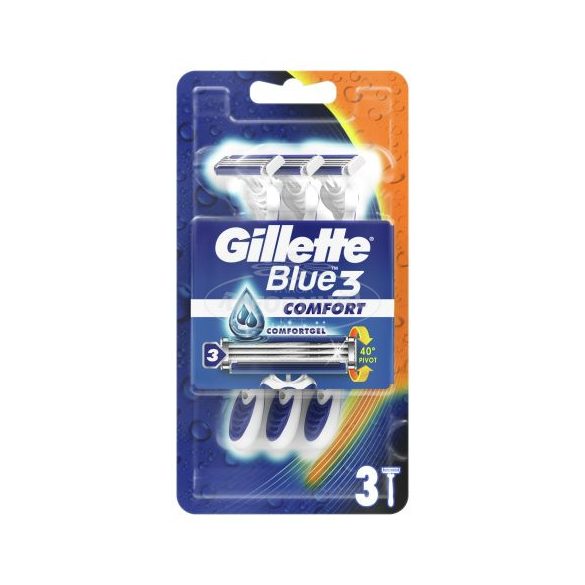 Gillette borotva Blue 3 eldobható kék 3x