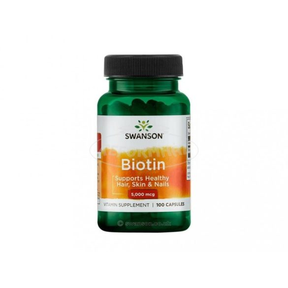 Swanson Biotin kapszula 5000mcg 100x