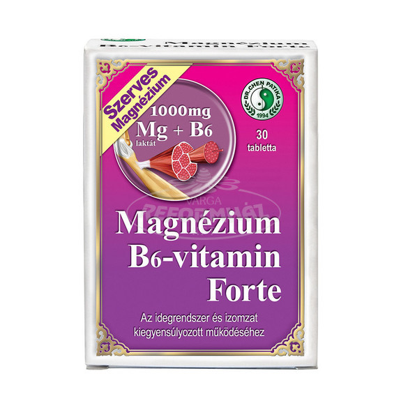 Dr.Chen Szerves Magnézium B6-vit.Forte 1000 mg tabletta 30x