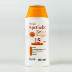 Jutavit naptej 15 F Apotheke Solar 200ml