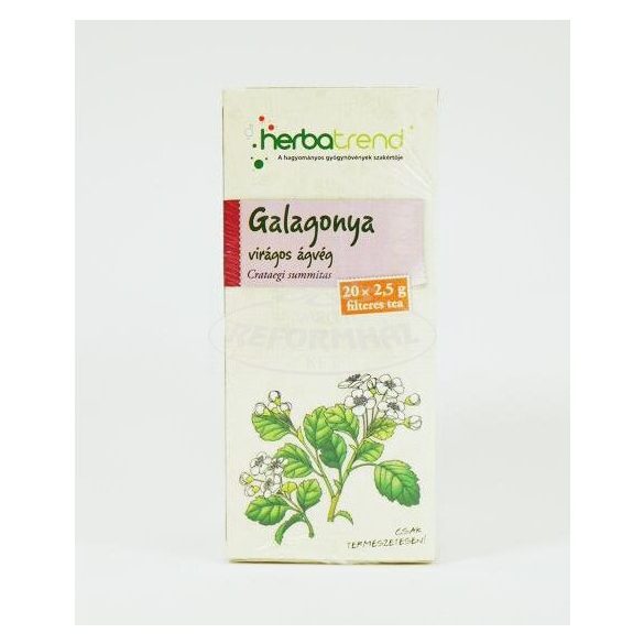 Herbatrend Galagonya virágos ágvég filt.tea 20x2,5g 50g