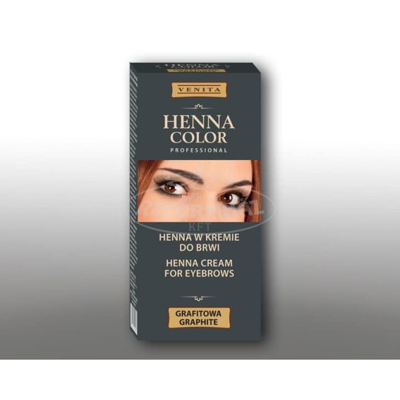 Henna Color szempilla és szemöldök krémfesték grafit 15g