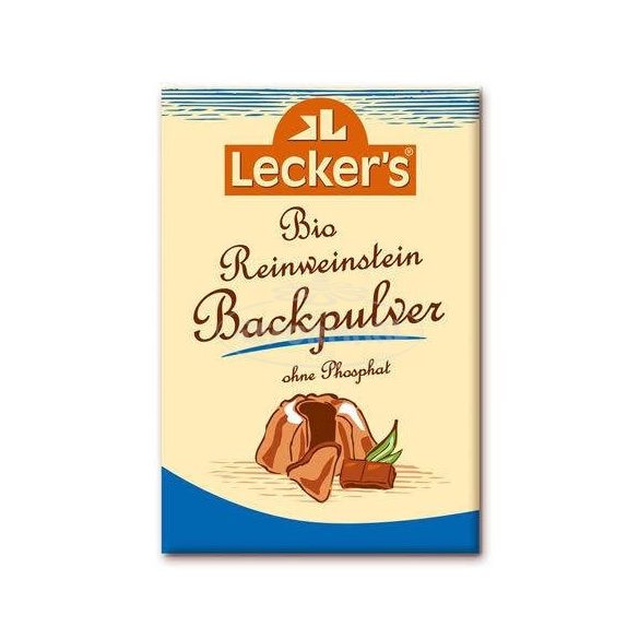 Lecker's bio borkő sütőpor foszfátmentes 4x21g 84g