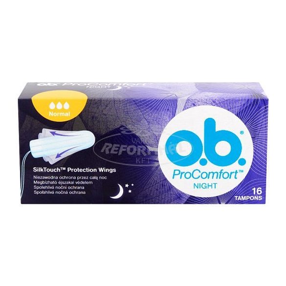 O.b. tampon normal/procomfort Night silktouch 16x