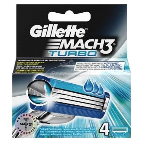 Gillette mach 3 betét Turbo 4db