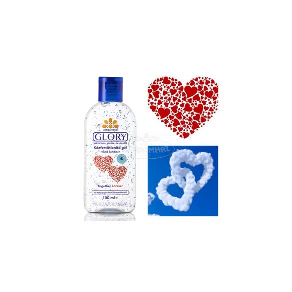 Glory antibakteriális kézfertőtlenítő gél love 100ml