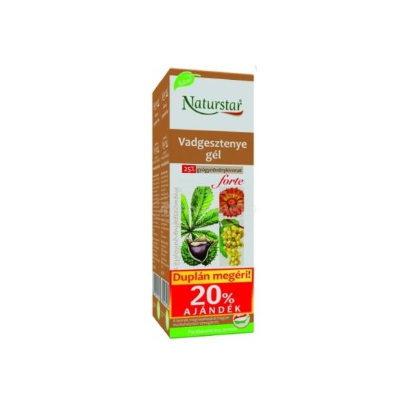 Naturstar vadgesztenye gél forte DUPLA 2x60ml 120ml