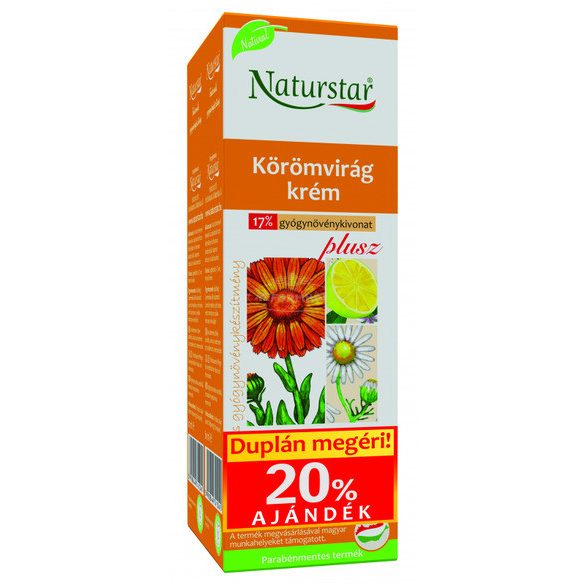 Naturstar körömvirág krém plusz dupla 2x60 ml 120ml