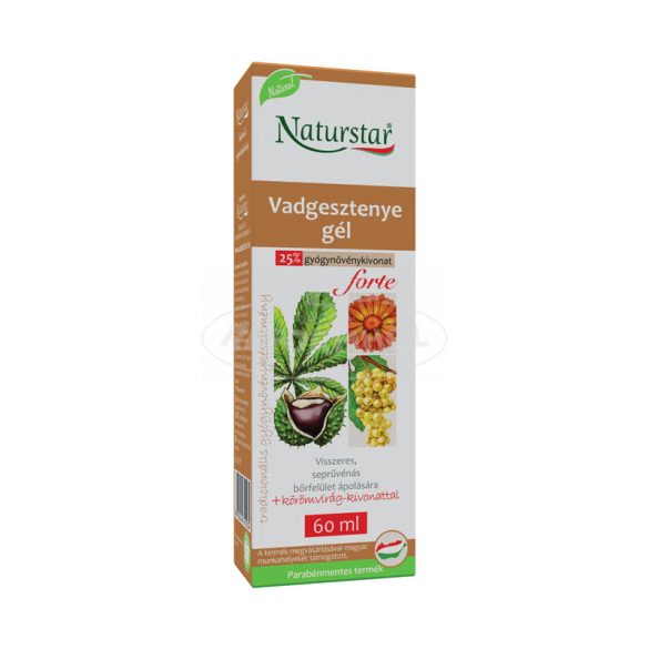 Naturstar vadgesztenye gél forte parabénmentes 60ml