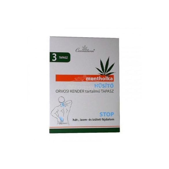 Cannaderm Mentholka tapasz 3x