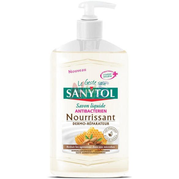 Sanytol folyékony szappan antibakteriál mandula+méhpempő 250ml