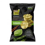 Rice Up Barna Rizs Chips Wasabi ízesítésű 60g