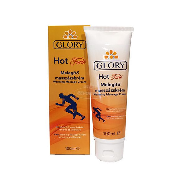 Glory Hot Forte melegítő masszázskrém 100ml