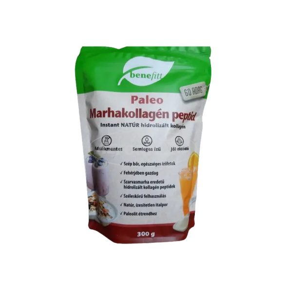 Benefitt Paleo marhakollagén peptid natúr italpor 300g