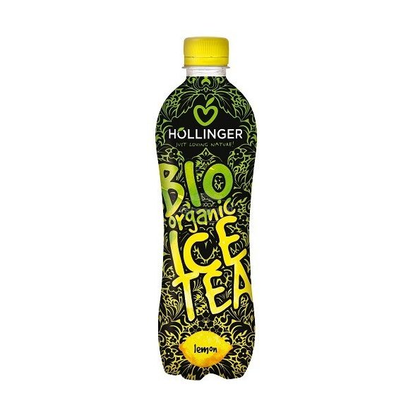 Höllinger bio ice tea citrom 500ml