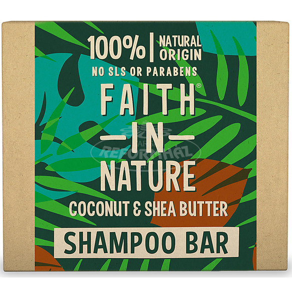 Faith in nature szilárd sampon kókusz-shea vaj 85g