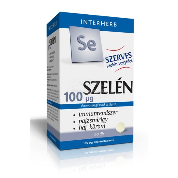 Interherb Szerves szelén 100 mcg tabletta 60x