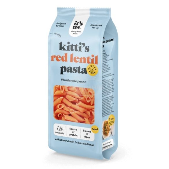 Its us Kittis vöröslencse tészta penne 200g