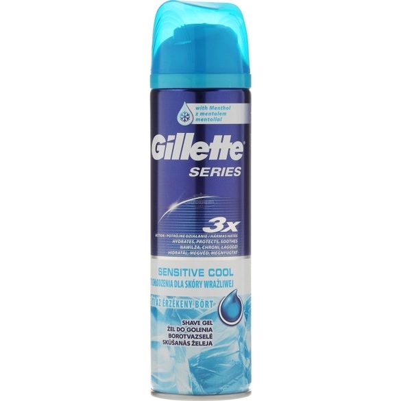 Gillette s. borotvazselé érzékeny bőrre cool wave 200ml