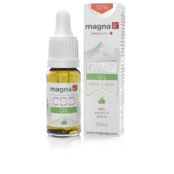 Magna CBD olaj  10%   200+ olivaolajban 10ml