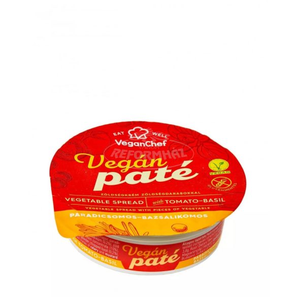 VeganChef Paté zöldségkrém paradicsom-bazsalikomos 110g