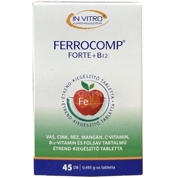 Ferrocomp Forte + B12 tabletta 180g