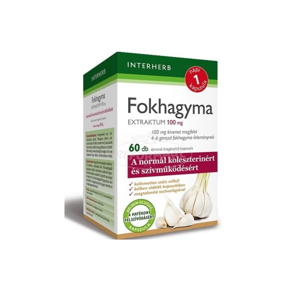 Interherb Napi 1 Fokhagyma extraktum kapszula 60x