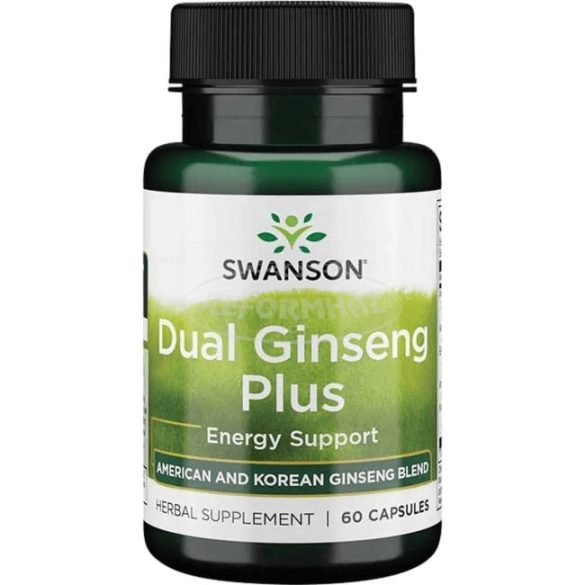 Swanson dual ginseng plus kapszula 60x