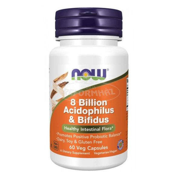 Now Acidoph/Bifidus 8 Billion kapszula 60x