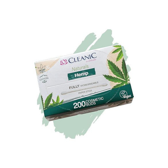 Cleanic Naturals Hemp fültisztító pálcika 200db