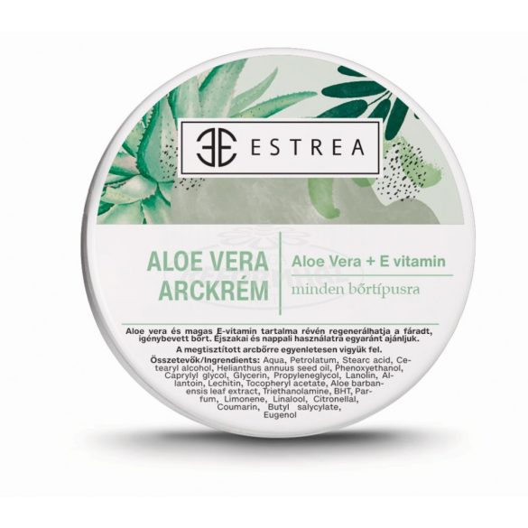 Estrea arckrém Aloe verás, bőrtápláló 80ml