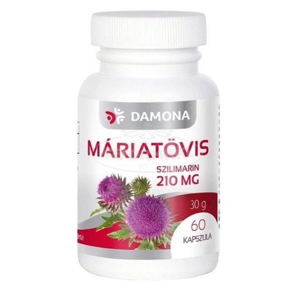 Damona Máriatövis Szilimarin 210mg tabletta 60x