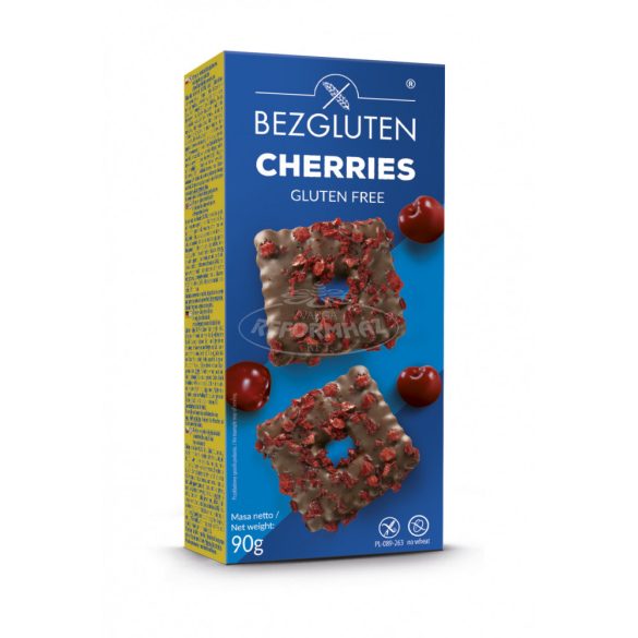 Bezgluten gluténmentes cherries meggyes-csokis keksz 90g