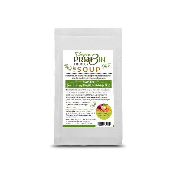 Netamin Vegan Prot3in Triplex instant zöldségleves 1db