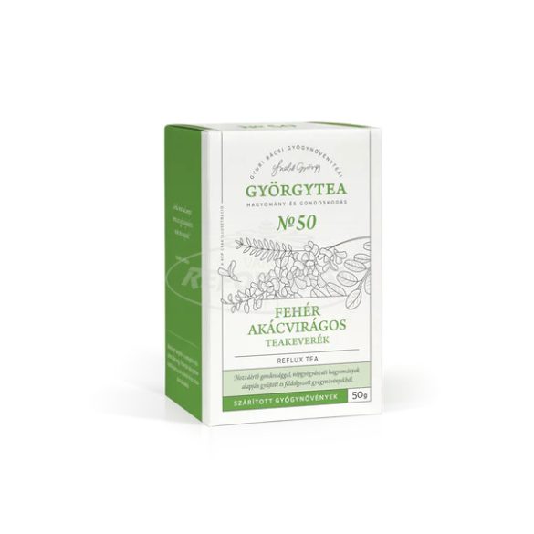 GyörgyTea Fehér akácvirágos teakeverék [Reflux tea] 50g