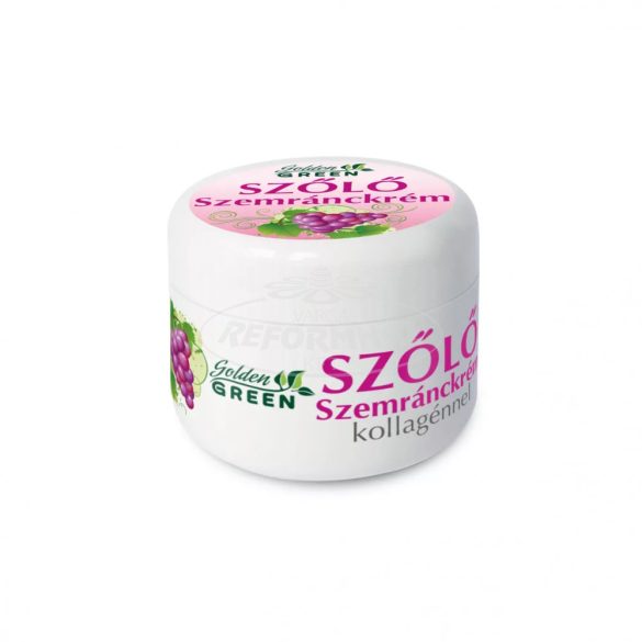 Golden Green szemránckrém kollagén&szőlőmagolaj kivonat 30ml