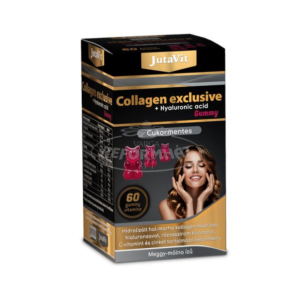 Jutavit collagen cukorm. exclusive gumivitamin 60x