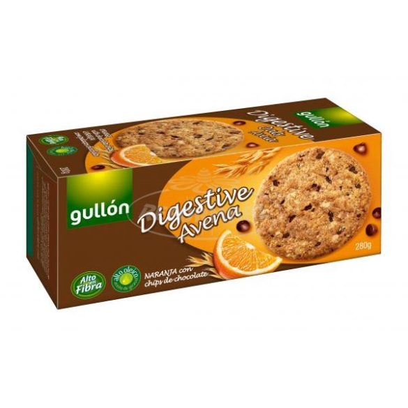 Gullon Digestive csokis narancsos keksz 280g