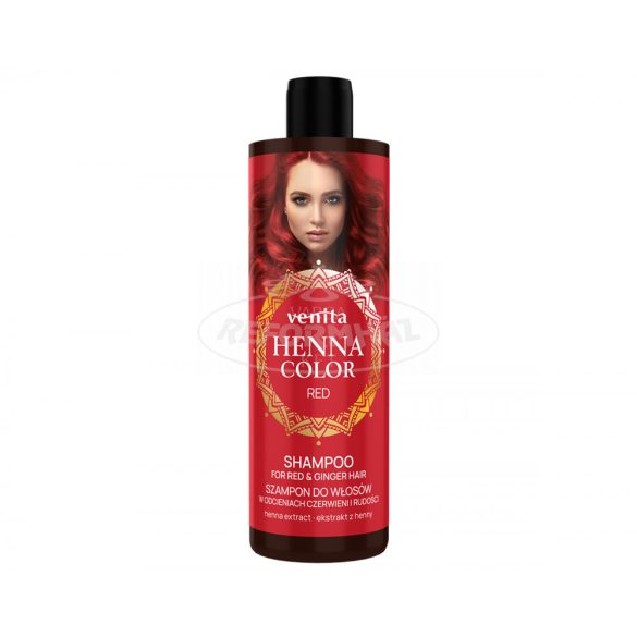 Henna Color hajsampon piros és vörös árnyalatú hajra 300ml