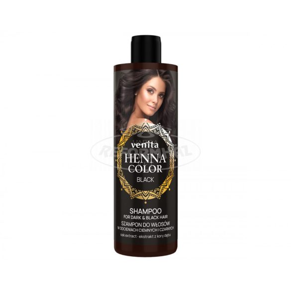 Henna Color hajsampon fekete árnyalatú hajra 300ml