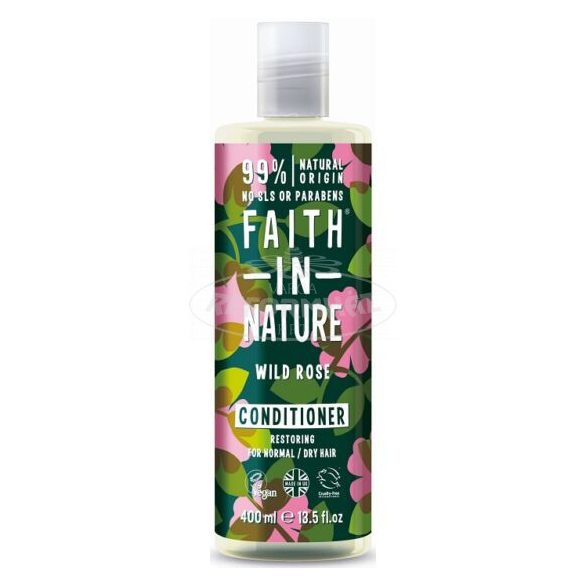 Faith in nature hajkondicináló vadrózsa 400ml