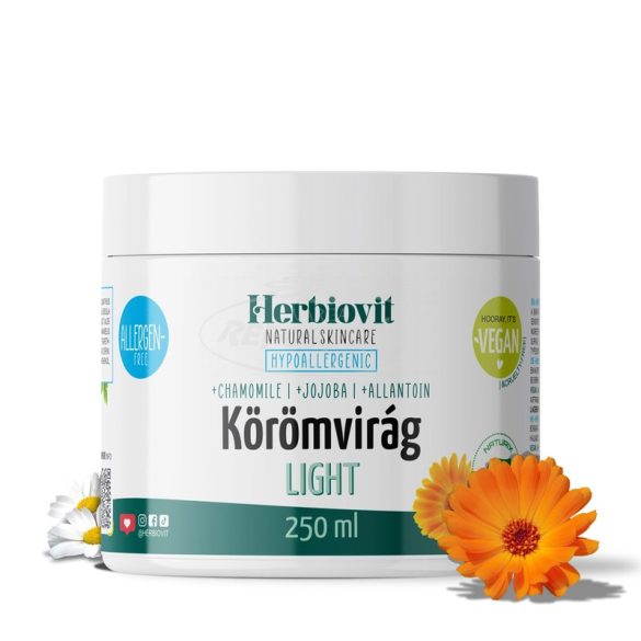 Herbiovit Körömvirág Light krém Hipoallergén 250ml