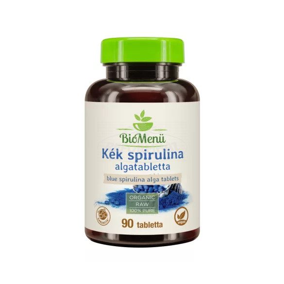 Biomenü Bio kék spirulina alga tabletta 90x