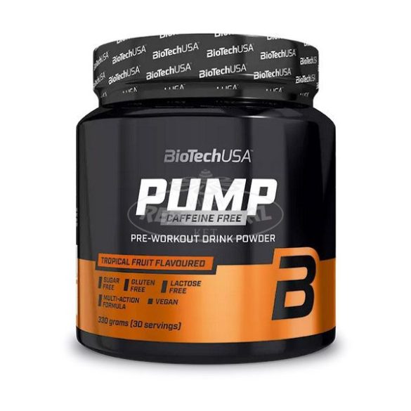 Biotech Usa Pump Caffeine Free trópusi gyümölcs 330g