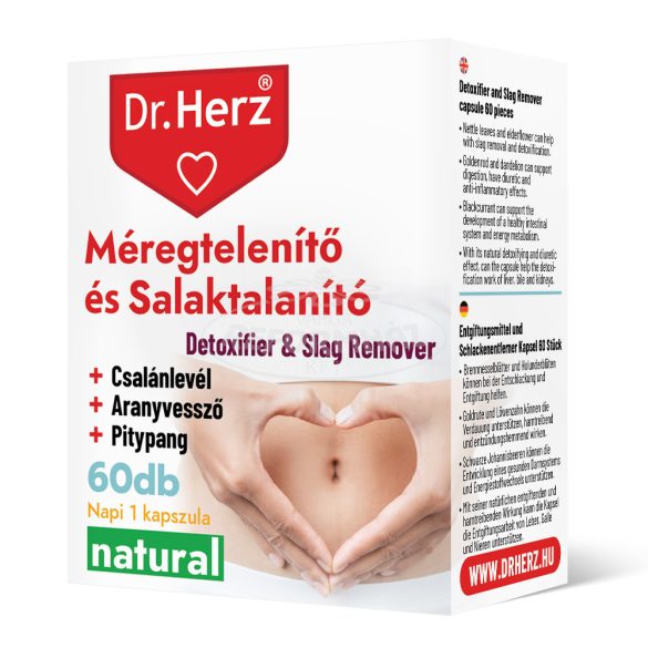 Dr Herz méregtelenítő és salaktalanító kapszula 60x