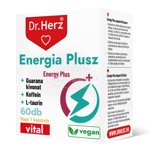 Dr Herz Energia plusz kapszula 60x