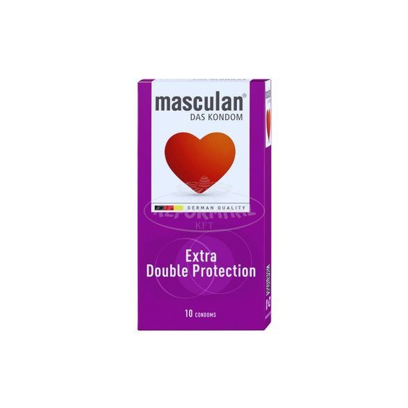 Óvszer Masculan extra double protection 10db